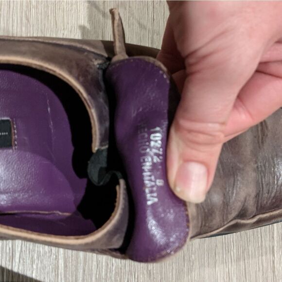 Adolfo Carli Leather Loafers Sz. 8 Made in Italy - Picture 4 of 4